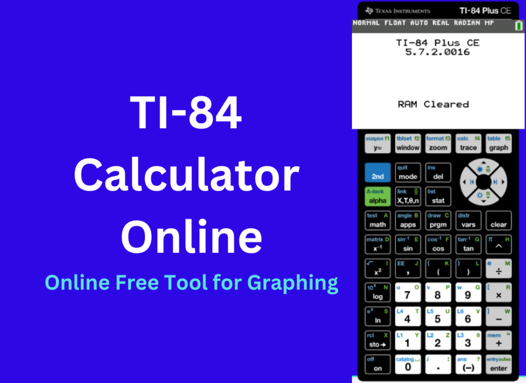 TI 84 Calculator Online free without download on browser